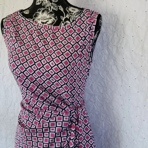 DVF faux wrap sleeveless dress size 0 - Picture 2 of 9